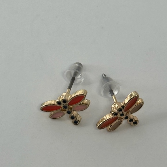 Dragonfly and Flower Earrings Set - Picture 7 of 12